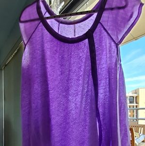 FREE PEOPLE asymmetrical bottom shirt S/P